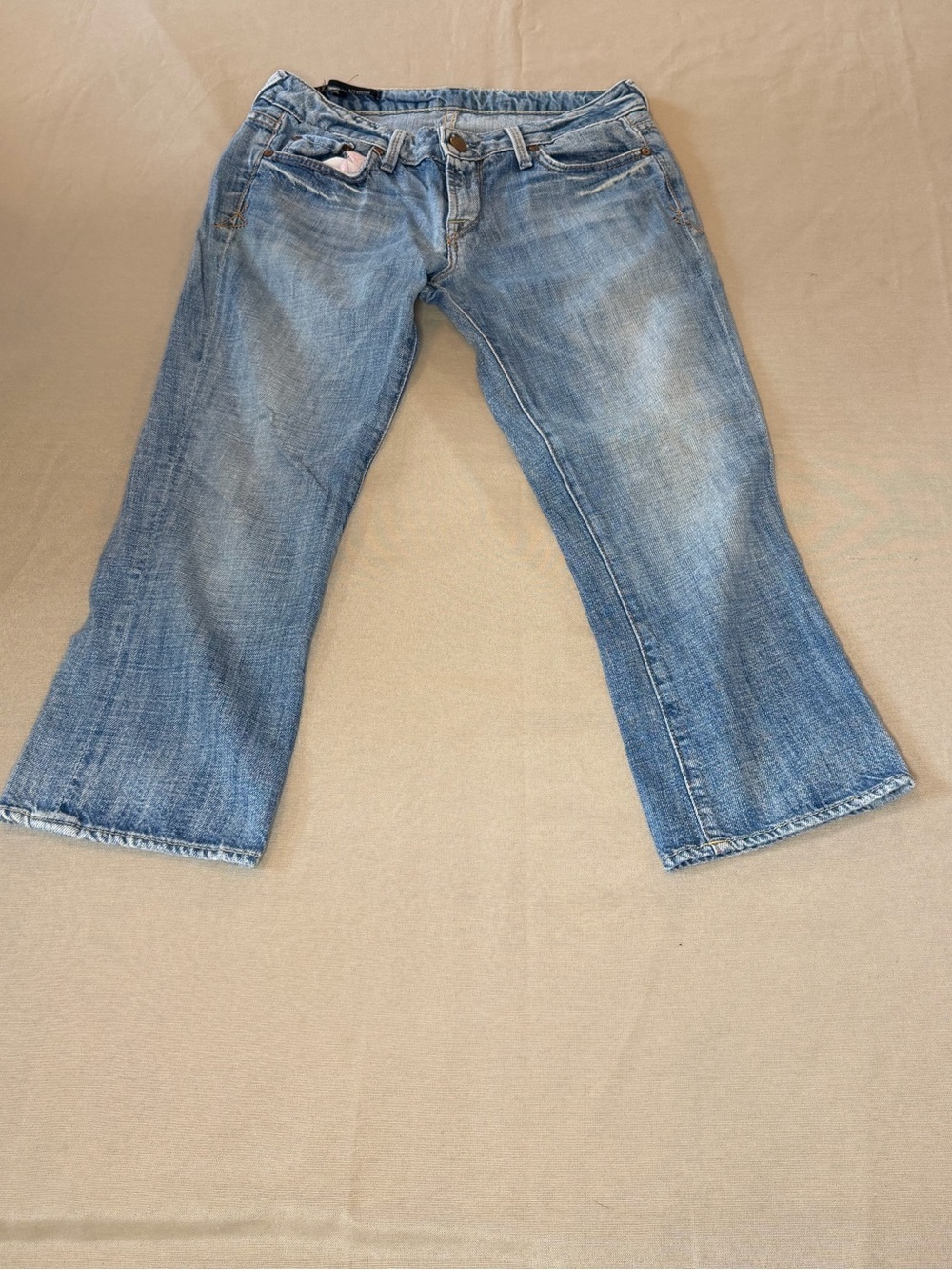 Women's Light Wash Flare Denim Jeans